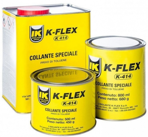 Фото клея K-FLEX K-414 для теплоизоляции